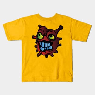 Virus with big teeth Kids T-Shirt